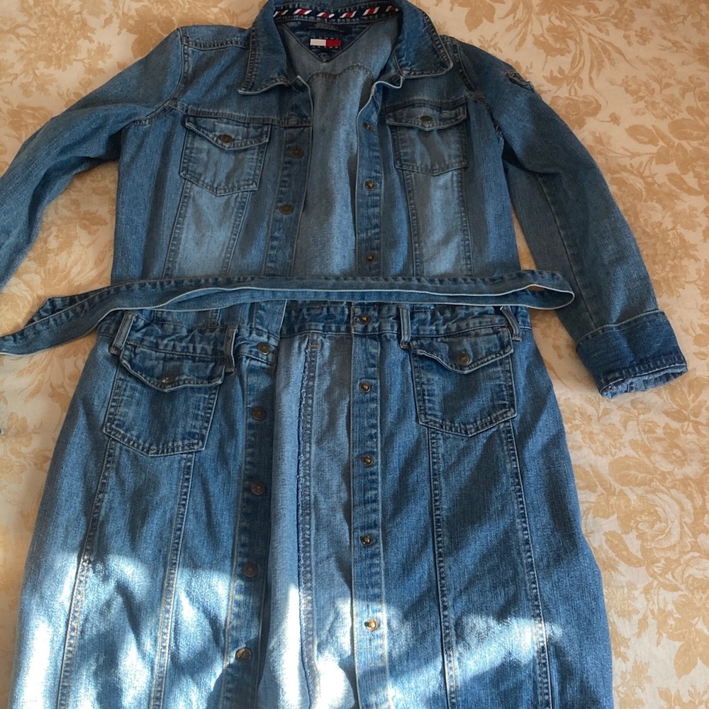 Vintage Tommy Hilfiger Denim Button-Up Dress/Jacket